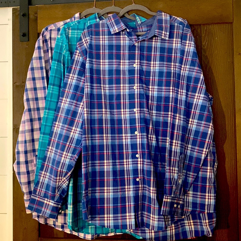 Men’s George 3x 54-56 button collar shirt see others and bundle